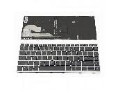 Клавиатура за HP EliteBook 745 G5 840 G6 Silver Frame Black Backlit US